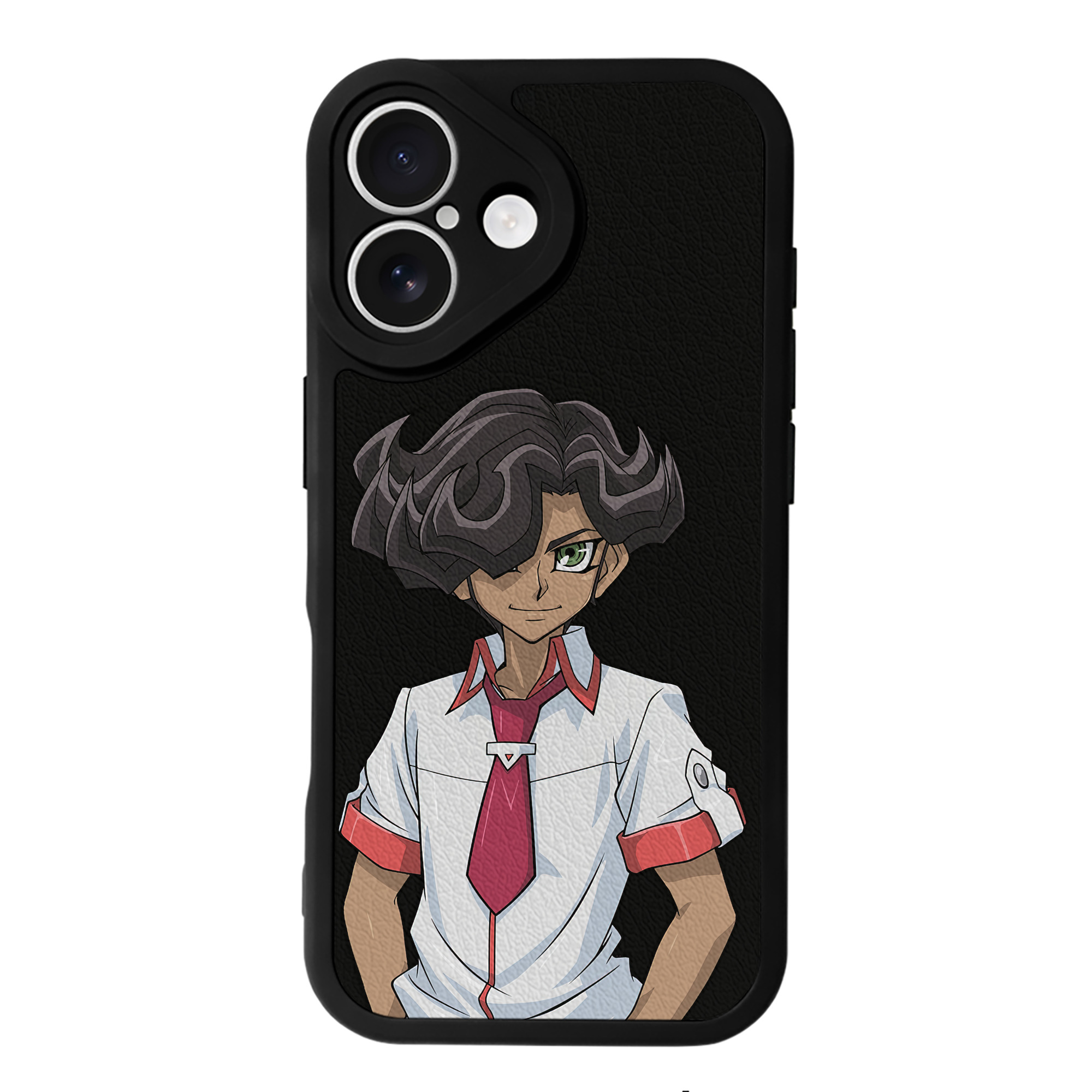 遊☆戯☆王 Yu-Gi-Oh! 【iPhone 16シリーズ対応】シリコンスマホケース（レザー調） 材質：シリコン